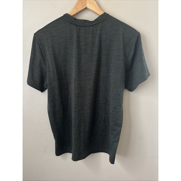 Reebok Men’s Dark Green Athletic T-Shirt Size Small Workout Training Tee - Picture 6 of 7